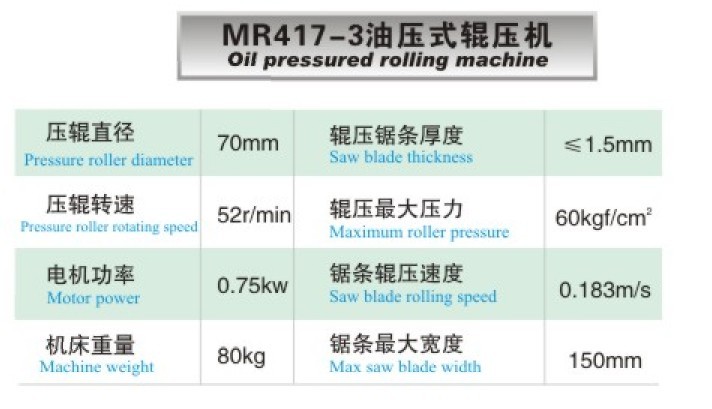 417-3油壓式輥壓機