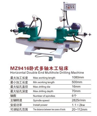 MZ9416臥式多軸木工鉆床